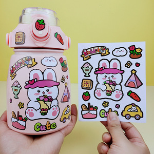 Car 4'' Printing Logo Kiss Cut A4 A5 Sticker Promotional Waterproof Cartoon Custom Kiss Cut Sticker Sheet - Product Image 6