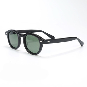 Gafas de sol polarizadas <span class=keywords><strong>Johnny</strong></span> Designer para hombre y mujer UV400 Sunscreen Driving Shades con marco de acetato en rojo azul gris - Product Image 5