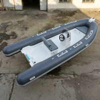 Bateau pneumatique rigide en fibre de verre RIB 550B pour loisirs nautiques, fourni par l'usine