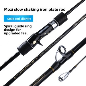 <span class=keywords><strong>Canne</strong></span> <span class=keywords><strong>à</strong></span> <span class=keywords><strong>pêche</strong></span> japonaise en carbone plein, style Slow Pitch Jigging, 1,8 m, 128 g, haute sensibilité, pour la <span class=keywords><strong>pêche</strong></span> en <span class=keywords><strong>bateau</strong></span> et en rivière - Product Image 1