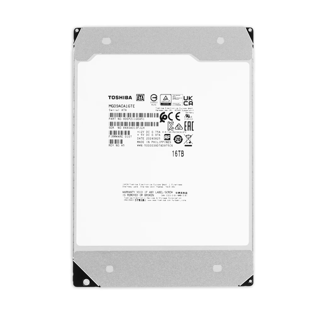 MG08/MG09ACA16TE 16TB Mechanical Hard Disk Helium SATA Enterprise NAS