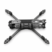 Produsen Rangka UAV Pasokan Massal 3K Twill CNC Machined dengan Pelat Serat Karbon Rangka UAV Ringan Kekuatan Tinggi yang Kokoh