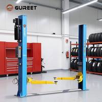 HuaTong ES-5500 Pont élévateur électrique 2 colonnes 5500 kg à déverrouillage électrique, robuste, conforme CE, pour garage de flotte