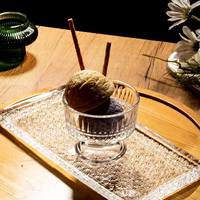 Verres à dessert et à vin mousseux de style nordique - Vaisselle de luxe en verre, capacité 101-200 ml