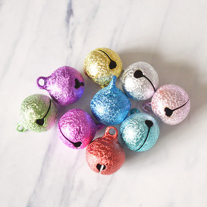 Campanas Cruzadas de 8mm, 15mm y 25mm, Colores Variados, Suministros de Metal para Manualidades, para Hacer Joyería, Decoraciones Navideñas - Product Image 2