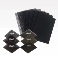 Maille à cellules ouvertes en polyuréthane réticulé 20 30 40 50 60 Ppi Fish Tank Aquarium Filtre Mousse Éponge