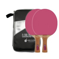Juego de Raquetas de Tenis de Mesa Portátiles Personalizadas, 7 Palas de Madera, 2 Raquetas, 3 Pelotas con Bolsa de Transporte para Principiantes, Machalon TTB-2006