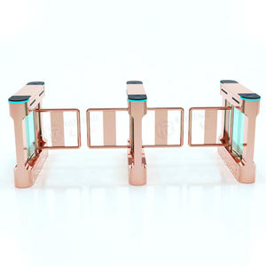 Porte rotative Servo Moteur Contrôle D'accès Portable Gym Vitesse Porte Système Baffle Sécurité Rabat Barrière Anti-Talonnage Tourniquet - Product Image 5