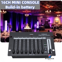 Mini contrôleur d'éclairage de scène DMX512, console de gradation 16 canaux pour DJ, discothèque, club, équipement d'éclairage KTV