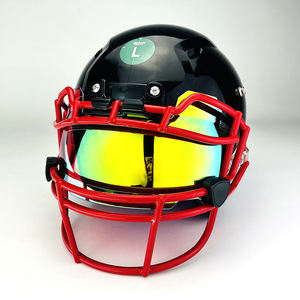 Nueva llegada Universal Anti-niebla Eye Shield Visors American Football Visor para jóvenes y adultos Casco de fútbol Facemask - Product Image 5