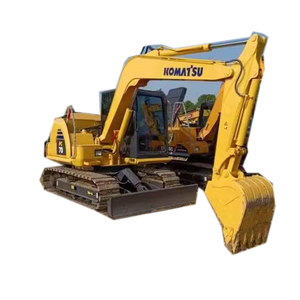 Pelle sur chenilles Komatsu PC70 d'occasion de 7 tonnes Mini pelleteuse d'occasion Matériel de construction avec composants centraux Moteur Pompe à moteur - Product Image 1