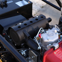 Tondeuse à gazon industrielle télécommandée à 4 temps, multifonctionnelle, de type chenillé, avec plateau de coupe de 1000 mm et moteur diesel