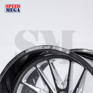 Jantes forgées concaves personnalisées 8x170 8x180 6x139.7 22x12 22x14 24x12 24x14 26x14 26x16 Noir brillant usiné pour camion - Product Image 3