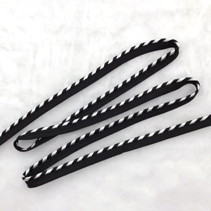 Cordoncino Intrecciato <span class=keywords><strong>a</strong></span> <span class=keywords><strong>Righe</strong></span> in Poliestere 100% da 3mm per Borse e Indumenti - Product Image 2