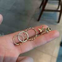 Offre Spéciale tendance mode Cocktail anneaux pour hommes femmes serpent papillon étoile pierre précieuse Zircon Boho Style incrustation griffe en gros - Product Image 1