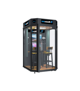 Mini distributeur automatique personnalisé, console de jeu simulateur de chant, cabine karaoké avec structure métallique, sans évaluation - Product Image 4