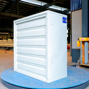 Ventilateur axial industriel PLG, meilleure offre usine, ventilateur de circulation mural, souffleur d'air d'extraction en acier SS400 pour ventilation - Product Image 1