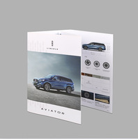 Brochure publicitaire de profil d'entreprise personnalisée Zisheng ZS7114, impression numérique de brochure d'exposition de luxe, plastification, carton