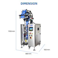 Machine d'emballage de thé entièrement automatique à grande vitesse de Guangzhou avec pompe à moteur et roulement pour les matériaux alimentaires, boissons, papier et bois