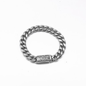 Bracelet de moto unisexe en acier titane Yunnique, design géométrique avec élément croix, cadeau, modèle Guangzhou - Product Image 5