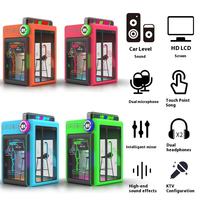 Mini cabine de chant commerciale à pièces pour machine de karaoké KTV mobile avec système audio professionnel Salle mobile KTV