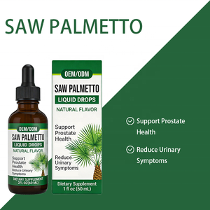 Suplemen Cair Saw Palmetto Label Pribadi - OEM/ODM untuk Dukungan Prostat & Pereda Gejala Saluran Kemih, 60mL Tetes Rasa Alami - Product Image 5