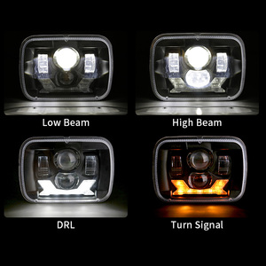 Faros Delanteros LED 5x7 para Jeep Cherokee XJ 1984-2001, Accesorios para Autos con Volante a la Derecha, SUV, Camionetas 4x4, Furgonetas para <span class=keywords><strong>Toyota</strong></span> - Product Image 6
