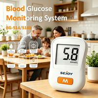 Sejoy Diagnóstico Monitoreo en tiempo real Monitor de glucosa en sangre Medidor de glucosa no invasivo