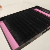 Kit Bulu Mata 3D D Curl Super Lembut Bahan PBT Dapat Digunakan Kembali dengan Tray Bulu Mata