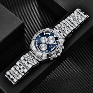 Nouvelle arrivée Montre homme BENYAR 5180 Mode Multifonctionnelle Étanche Calendrier Quartz Montre homme Lumineuse Montre-bracelet - Product Image 4
