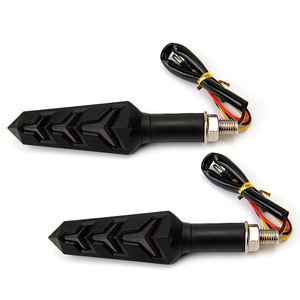 Indicador de agua de flujo secuencial en forma de <span class=keywords><strong>Y</strong></span> de espina de pescado Universal de 12V, lámpara LED para motocicleta, luz de giro Led para motocicleta - Product Image 1