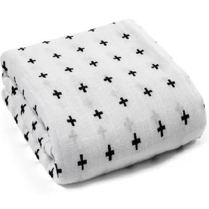 100% coton mousseline unisexe bébé Swaddle couverture Super doux respirant réception couvertures neutre nouveau-né essentiel literie enfants - Product Image 1