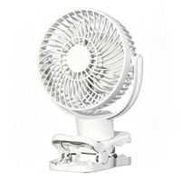 Ventilador OEM de Alta Calidad para RV, 5V, 360 Grados, Control Remoto/Luz LED/Enchufe para Cigarrillos/Base Magnética/USB para Auto, Camión, RV, Exteriores