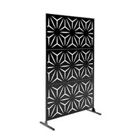 Clôture d'extérieur en gros pour la protection de la vie privée, panneaux de clôture en acier et aluminium pour jardin
