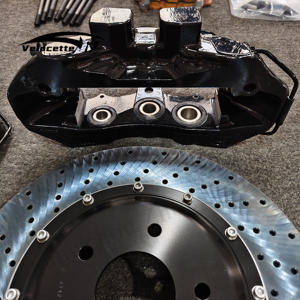 Kit Freno Maggiorato con Pinza a 6 Pistoni v6 Personalizzabile per <span class=keywords><strong>BMW</strong></span> M3 E92 E60 E46 E39 E30 E90 F10 F18 <span class=keywords><strong>F20</strong></span> F22 F30 F35 F36 - Product Image 2
