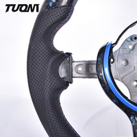 Volant LED en fibre de carbone forgé pour BMW F30 F32 F10 F20 F07 F01 M2 M3 M4 M5 M6