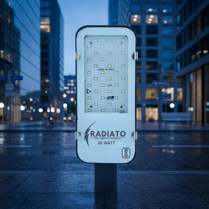 Lampadaire LED professionnel en verre de 36 watts, corps en fonte durable avec verre optique transparent pour une éclairage extérieure améliorée - Product Image 3