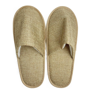 Pantoufles en jute faites à la main à semelle antidérapante durable et respirante pour la maison et le bureau Pantoufles pour hommes et femmes - Product Image 5