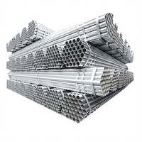 Tuyau en acier soudé électrogalvanisé API 5L Grade B certifié PED, taille de 1,5 à 10 pouces pour la construction et les échafaudages