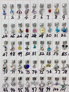 Nuevo Módulo de Eslabón de Charm Italiano con Gancho, Pulsera de Charm Italiano Individual de Acero Inoxidable con Gancho - Product Image 2