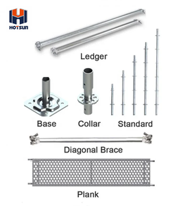 Giàn giáo thép mạ kẽm sàn Catwalk nhà máy với móc - Product Image 3
