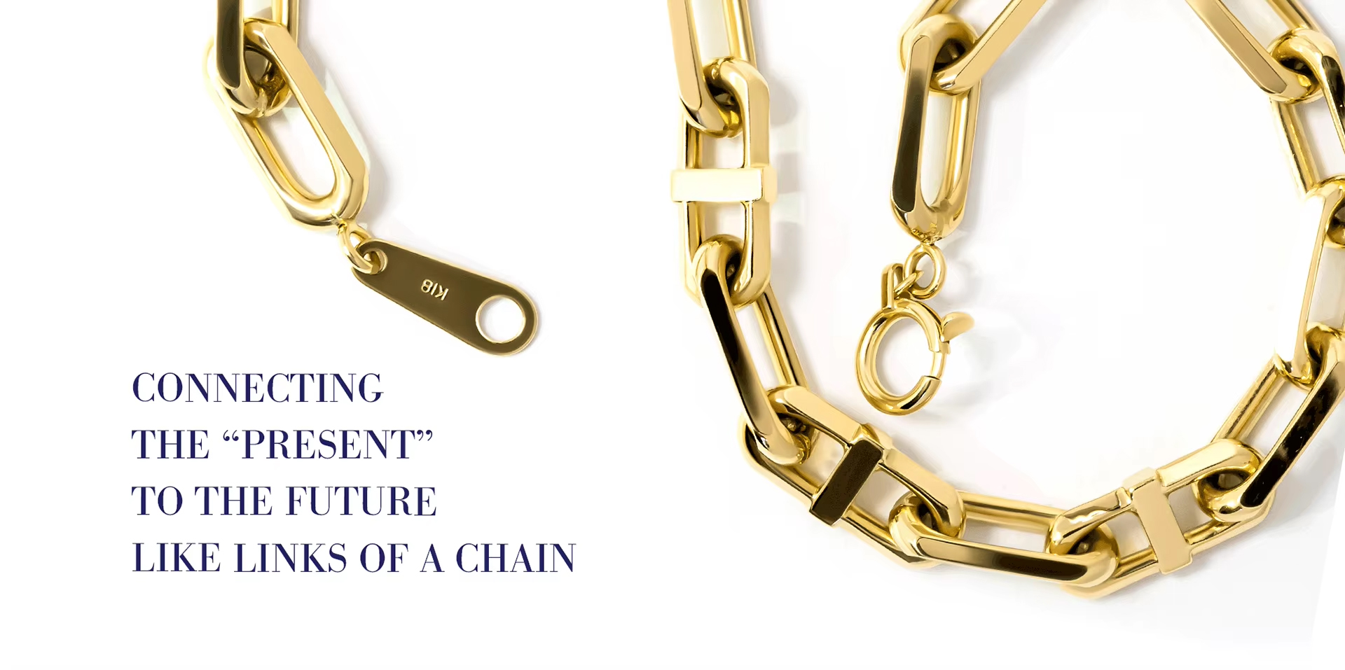 Japan Au750 real gold Jewelry Fashion Link Bracelet 18k Cuban