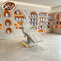 Table de massage électrique moderne et luxueuse pour salon de beauté, spa, avec 3/4 moteurs, réglable, portable, pliable, en PU
