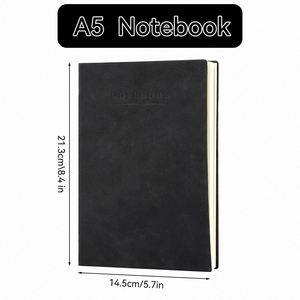 ขายส่งสมุดโน้ตปกอ่อน A5 แบบกำหนดเอง พิมพ์ลายตามสั่ง สมุดบันทึกปกหนัง PU สมุดโน้ตธุรกิจ 100 แผ่น ปั๊มนูน - Product Image 3