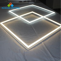Panneau d'éclairage Led carré suspendu, cadre d'éclairage de bureau moderne de haute qualité, 600x600mm