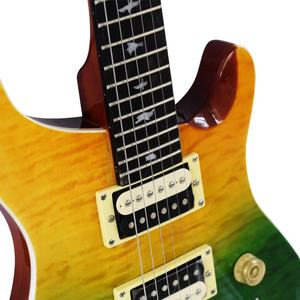 <span class=keywords><strong>Guitarra</strong></span> Eléctrica de 22 Cuerdas con Chapa de Caoba con Rayas de Tigre, de Buena Calidad y Duradera, en Oferta a Bajo Precio, Color Opcional - Product Image 3