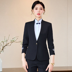Hotel Uniforms Women's Long Sleeve Suit Polyester Cotton Fall 2024 LLY-2488 - Product Image 3