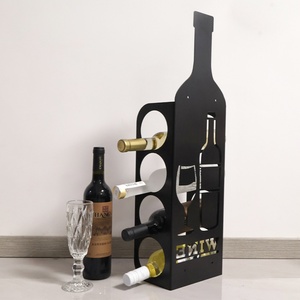 Étagères de comptoir de cuisine sur mesure en fer industriel, meuble de rangement en acier inoxydable noir, présentoir métallique, porte-bouteilles, casier à vin - Product Image 4