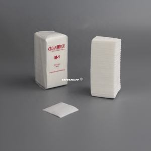 Salviettine per la pulizia senza pelucchi all'ingrosso in fibra di Rayon in poliestere Non tessuto spunlacciato <span class=keywords><strong>M</strong></span>-3 elettronica 1/4 ripiegabile - Product Image 4