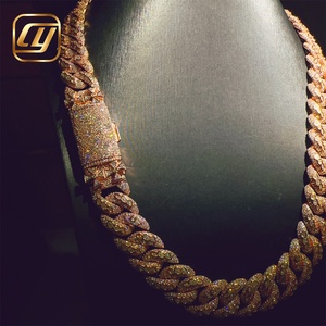 Cadena Cubana Miami de Plata de Ley 925 con Diamantes de Moissanita VVS, Joyería Fina, Estilo Hip Hop - Product Image 5